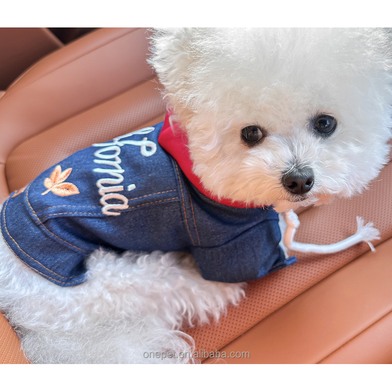 Dog Denim Coat Manufacturer - Embroidery Pattern