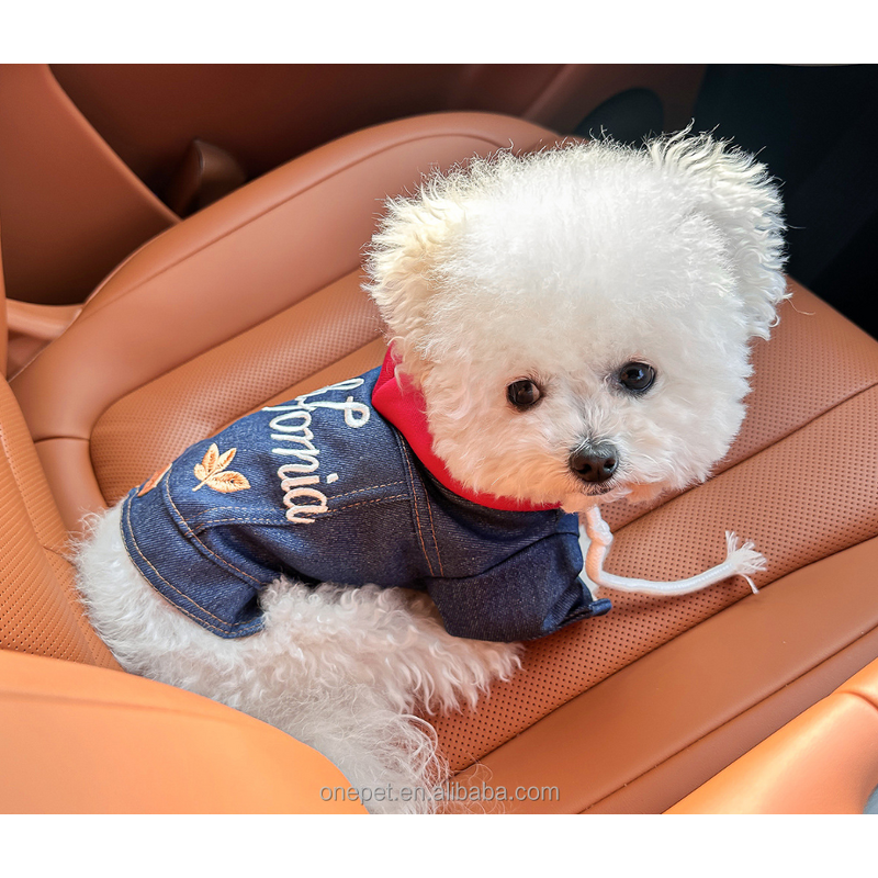 Dog Denim Coat Manufacturer - Embroidery Pattern