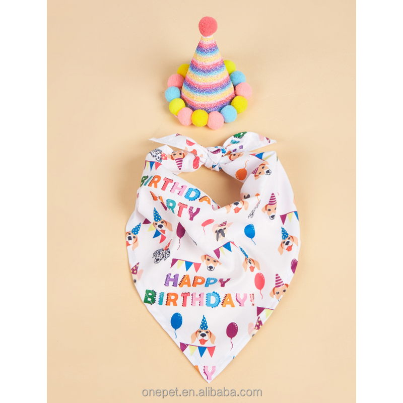 Pet Bandana Manufacturer - Birthday Celebration Design