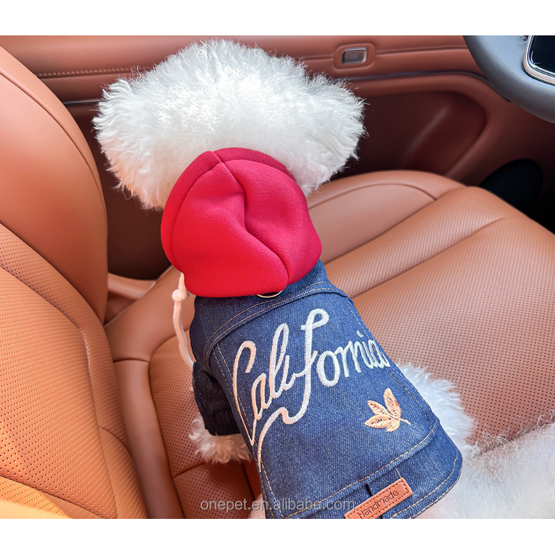Dog Denim Coat Manufacturer - Embroidery Pattern