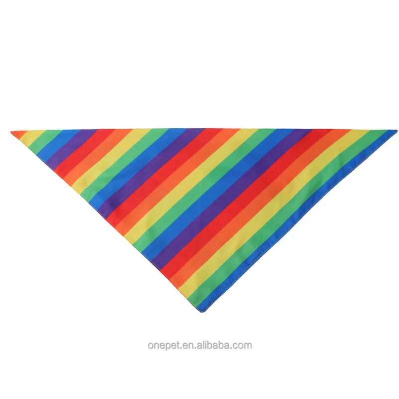 Pet Bandana Manufacturer - Rainbow Pride Design