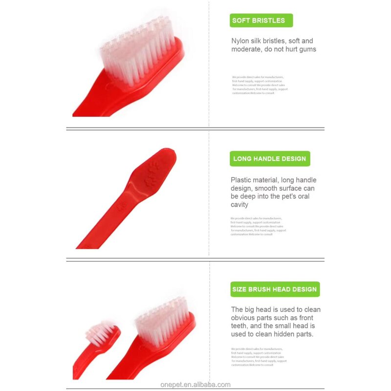 Dog Teeth Brush Manufacturer - Silica Gel Dental Hygiene Tool