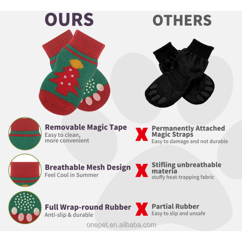 Dog Socks Manufacturer - Anti Slip Winter Pet Socks