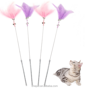 Cat Teaser Wand Manufacturer - Feather Toy Stick