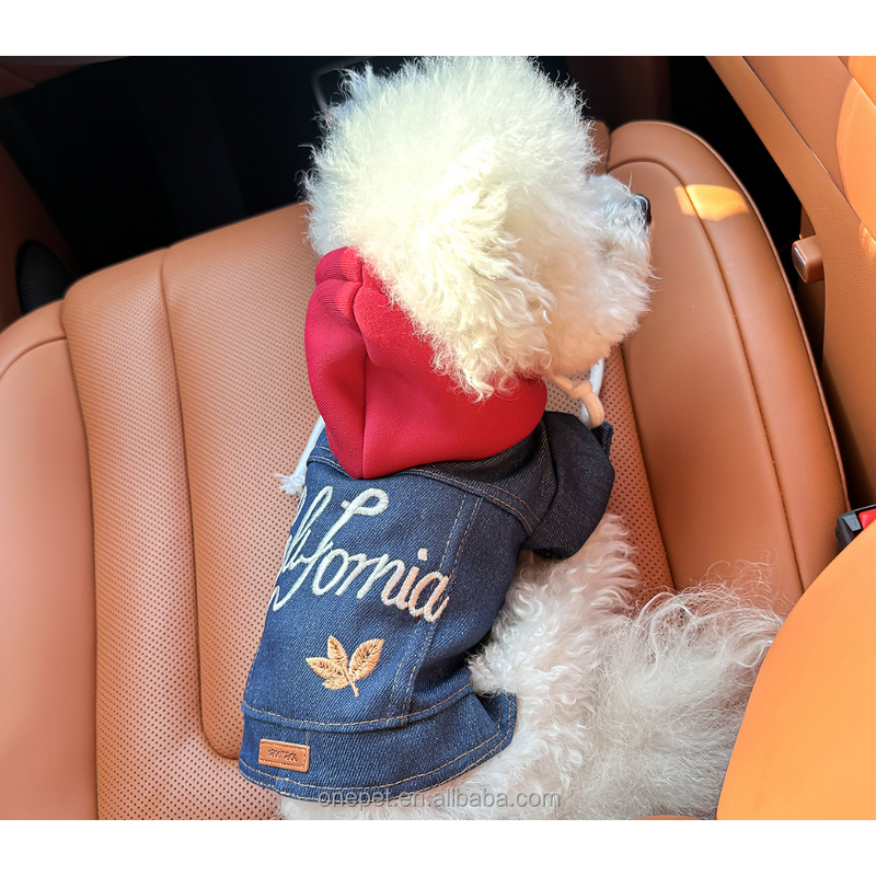Dog Denim Coat Manufacturer - Embroidery Pattern