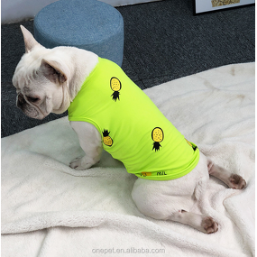 Pet Shirt Manufacturer - French Bulldog Sleeveless