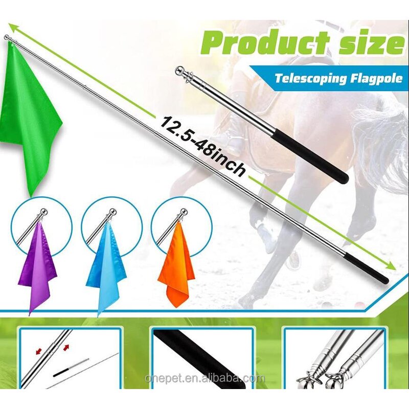 Equestrian Training Flags Manufacturer - Horse Racing Poles