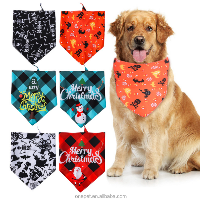 Pet Bandana Manufacturer - Santa Christmas Design