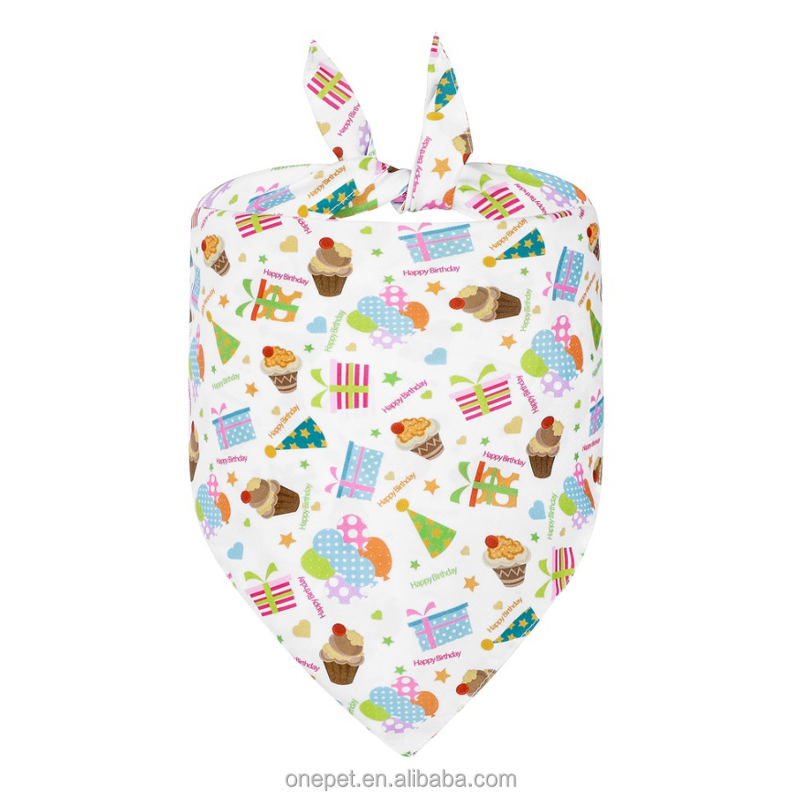 Dog Birthday Bandana Manufacturer - Double-Sided Print