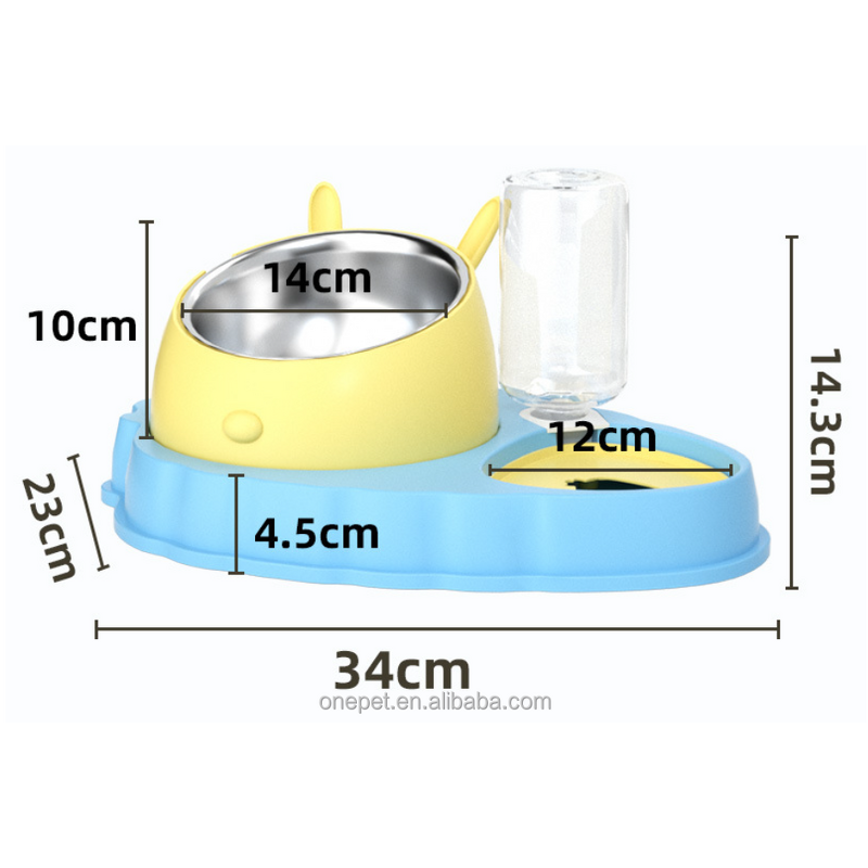 Dog Bowl Manufacturer - Stainless Steel Double Bowl