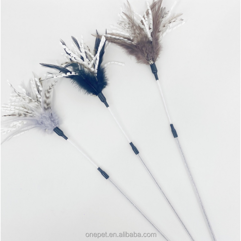 Pet Toy Manufacturer - Feather Teaser Stick Supplier