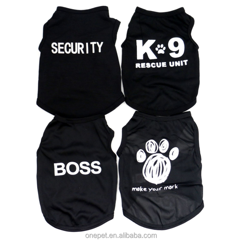Pet T Shirt Manufacturer - Sleeveless K9 Design