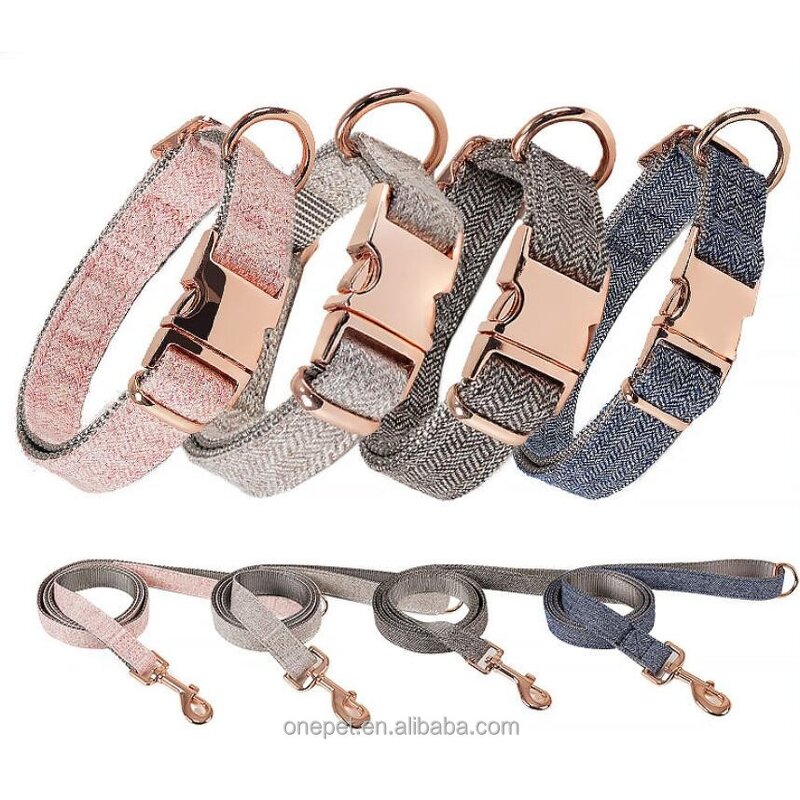 Dog Collar Set Manufacturer - Nylon Twill Leash Set