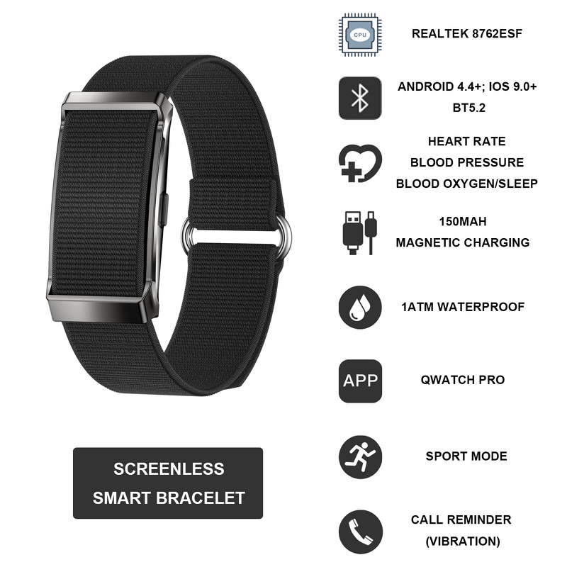 DS10 Smart Health Bracelet Manufacturer - Zinc Alloy Body