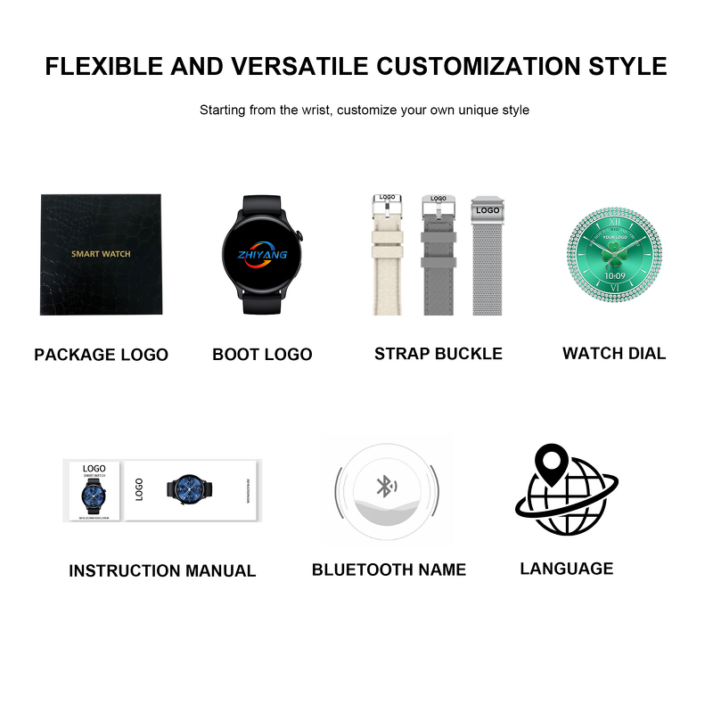 VP29 Smart Watch Manufacturer - Ladies Waterproof Touch Screen