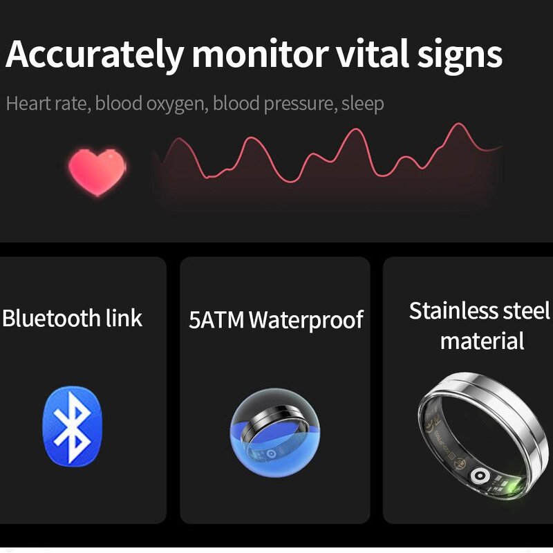R11 Smart Ring Manufacturer - Custom Thin Body Design