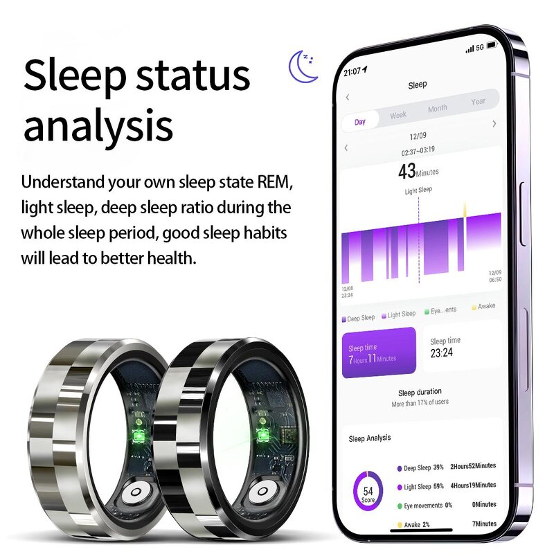 R9 Smart Ring Manufacturer - Custom Text Health Monitor
