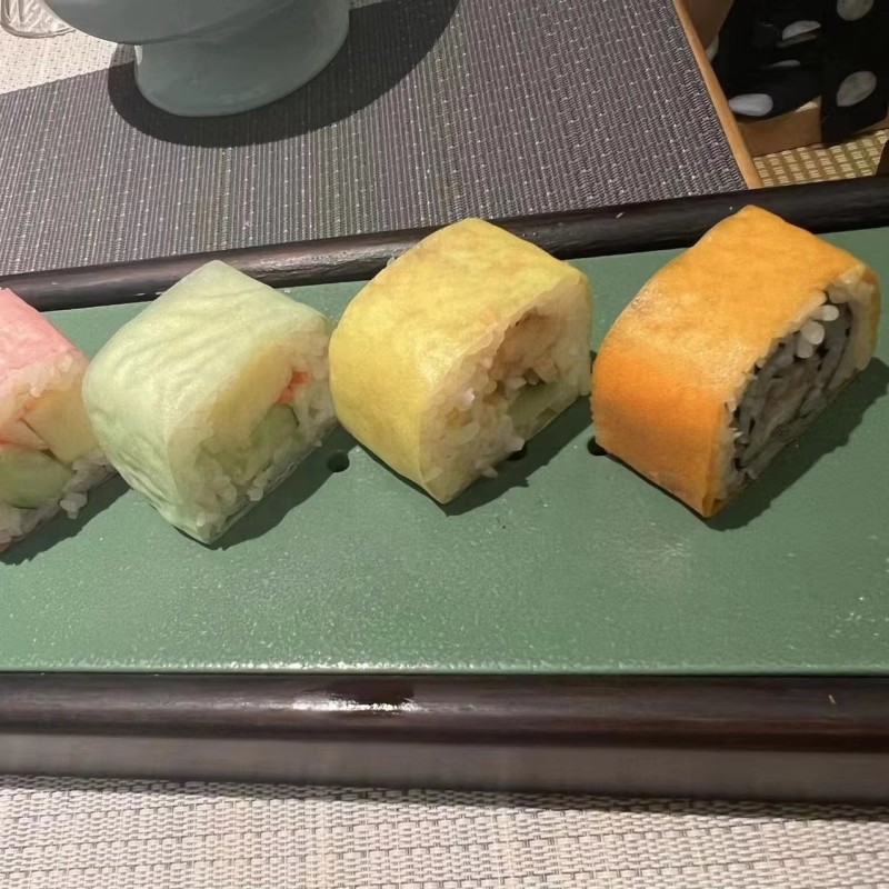 Soy Crepes Factory - Delicious Edible Rainbow Sushi Making