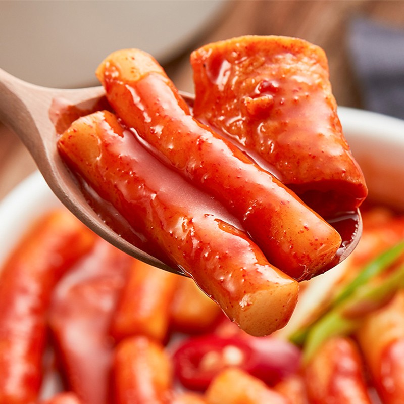 Korean Rice Cake Manufacturer - Hot Selling Instant Spicy Topokki Slices