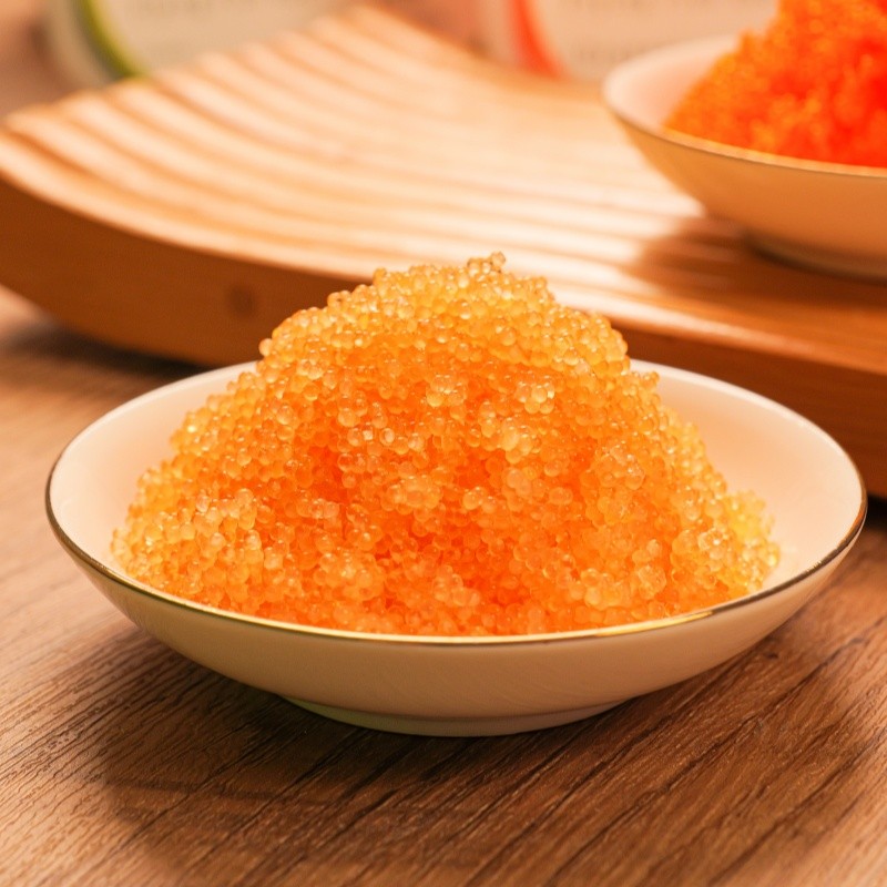 Flying Fish Roe Manufacturer - Frozen Green Wasabi Caviar Japanese