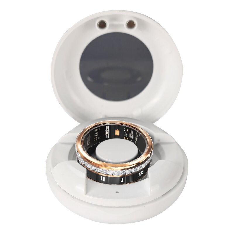 Smart Ring Manufacturer - V2 Diamond-Encrusted Health Monitor OEM