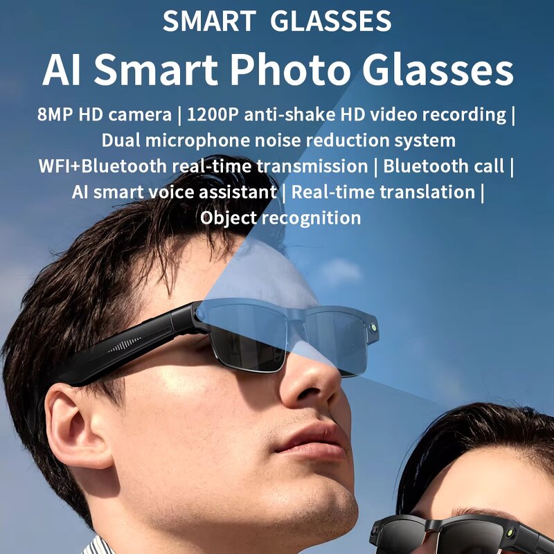 Smart Glasses Supplier - Camera Recording Function Bluetooth OEM