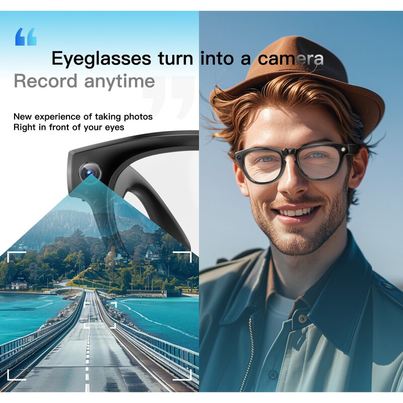 Smart Glasses Supplier - 200W Smart Glasses with HD Camera DV