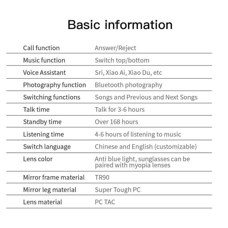 Smart Glasses Supplier - High Quality Bluetooth Smart Eyewear