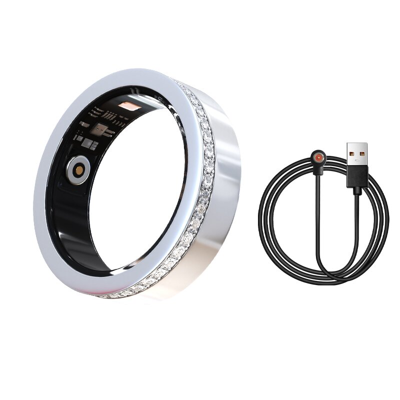 Smart Ring Manufacturer - V8 Health Monitor with Charging Case