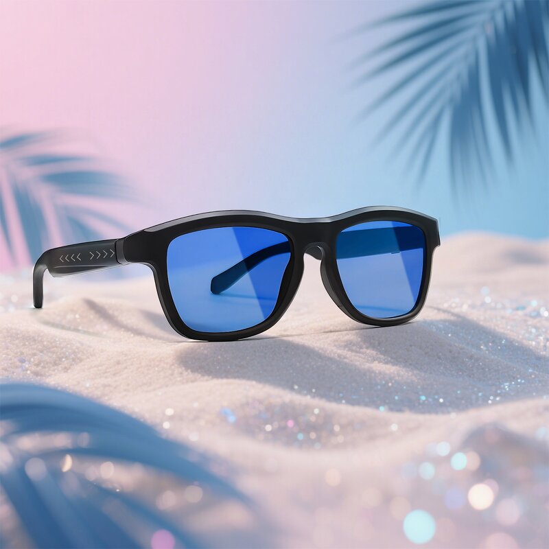 Smart Glasses Manufacturer - V03 Wearable Glasses 1080P Video Open-Ear