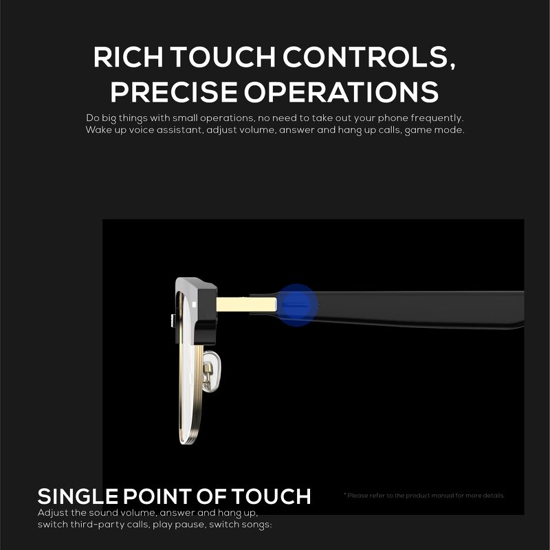 Smart Glasses Supplier - Fashionable Wireless Bluetooth Reading Glasses