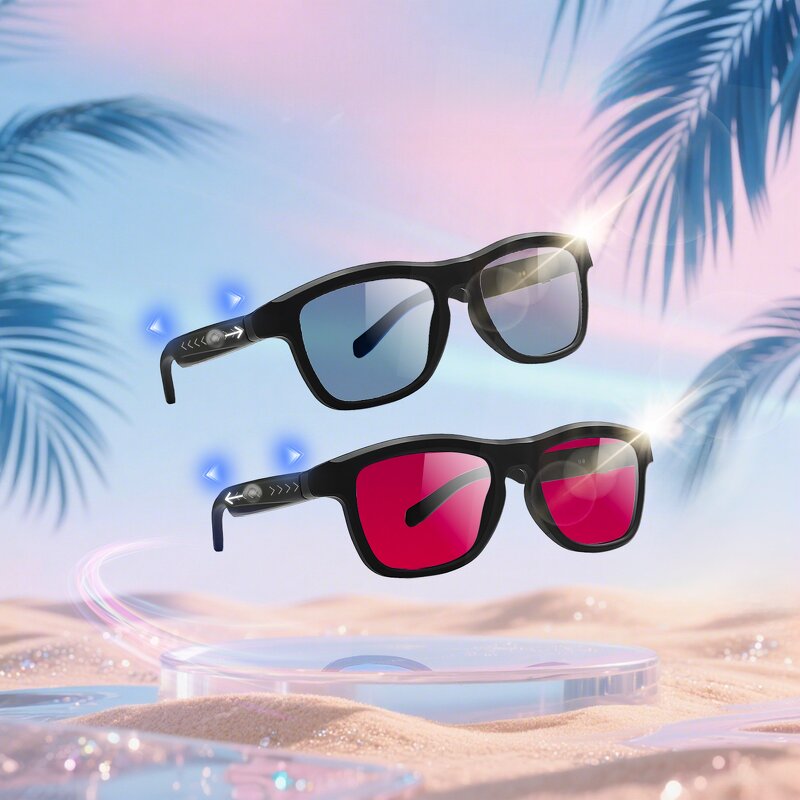 Smart Glasses Manufacturer - V03 Wearable Glasses 1080P Video Open-Ear