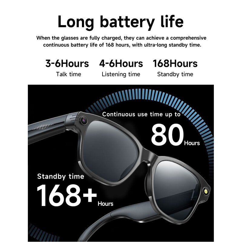 Smart Glasses Manufacturer - 8MP Camera Translate Video Recording