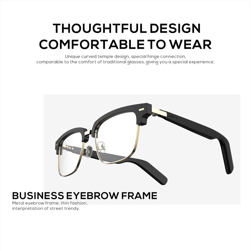 Smart Glasses Supplier - Fashionable Wireless Bluetooth Reading Glasses