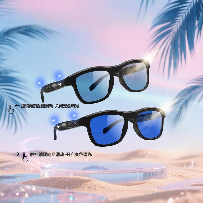 Smart Glasses Manufacturer - V03 Wearable Glasses 1080P Video Open-Ear