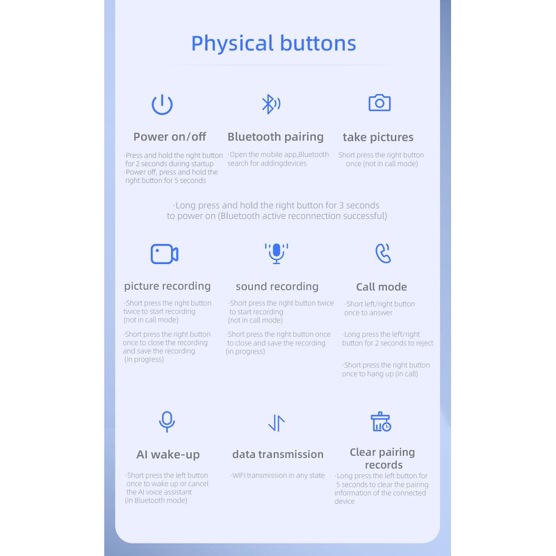 Smart Glasses Manufacturer - 2025 AI Camera Glasses Voice Assistant