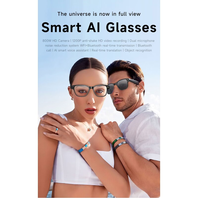 Smart Glasses Manufacturer - 8MP Camera Translate Video Recording