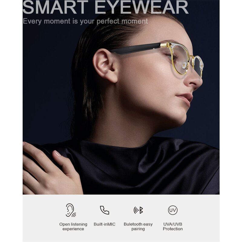 Smart Glasses Manufacturer - 2024 Bluetooth Wireless Audio Glasses