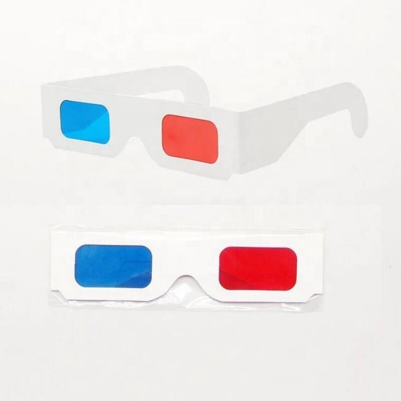 3D Anaglyph Glasses Manufacturer - Red Blue Cardboard