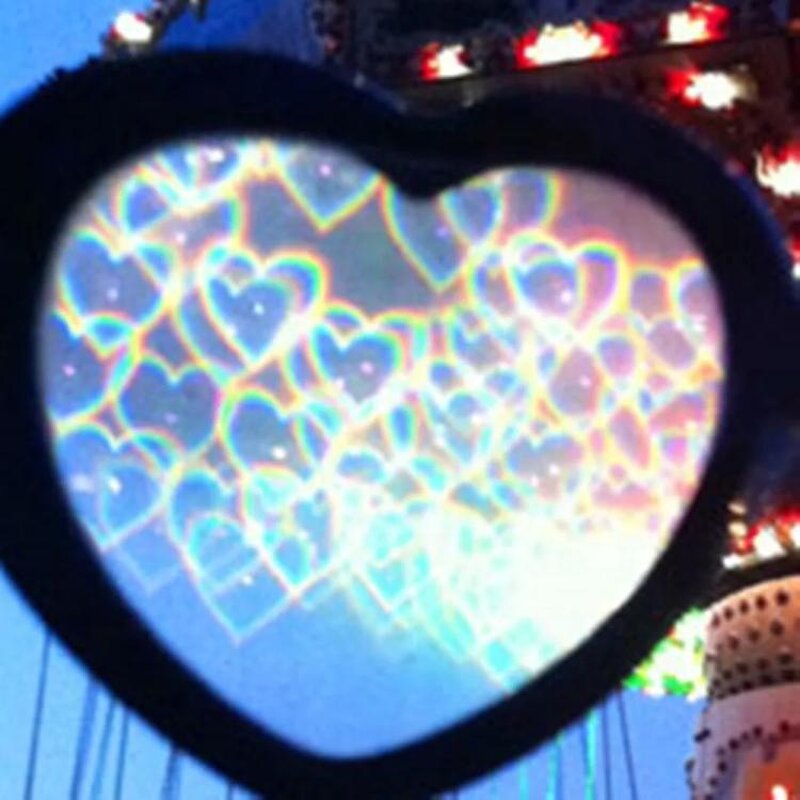 Diffraction Eyewear Manufacturer - Heart Shape Rainbow