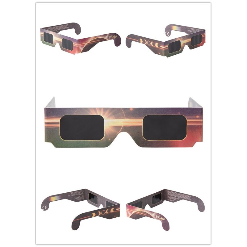 Solar Eclipse Glasses Manufacturer - UV400 Square Frame