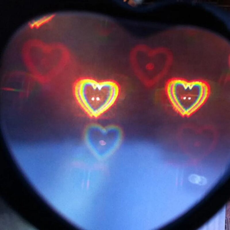 Diffraction Eyewear Manufacturer - Heart Shape Rainbow