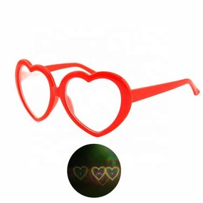 Diffraction Eyewear Manufacturer - Heart Shape Rainbow