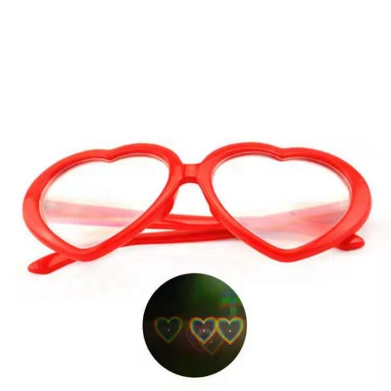 Diffraction Eyewear Manufacturer - Heart Shape Rainbow
