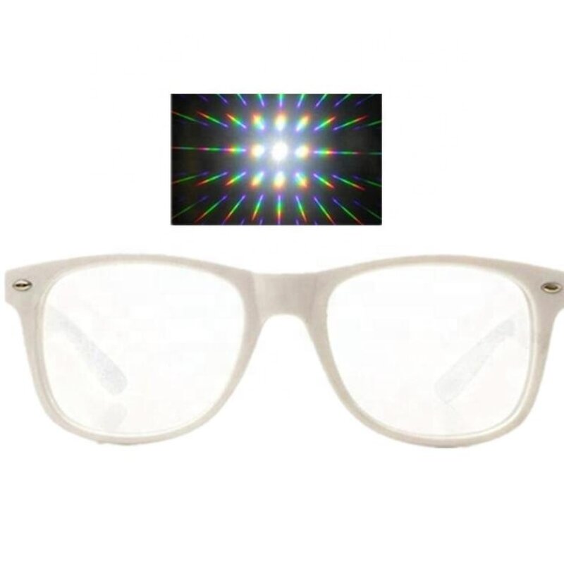 Diffraction Glasses Manufacturer - 3D Prism Rainbow Effect