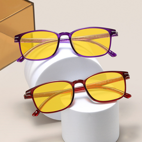 Night Vision Sunglasses Manufacturer - Square Anti-Blue Light