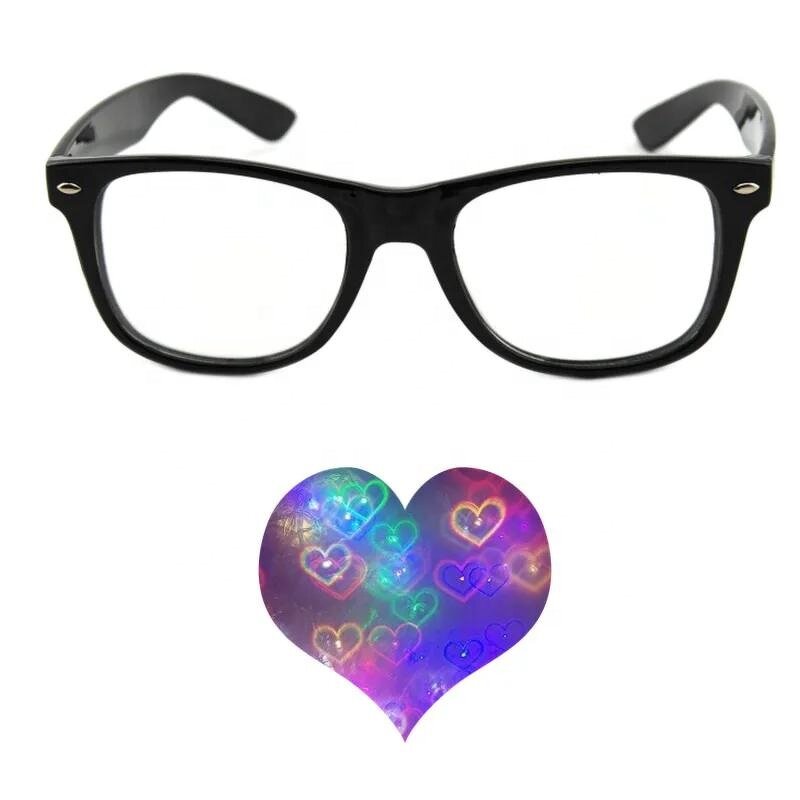 Diffraction Glasses Manufacturer - Heart Shape Rainbow