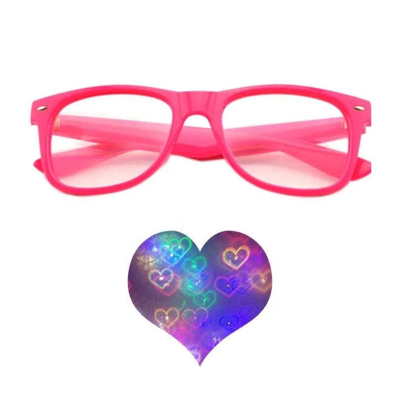 Diffraction Glasses Manufacturer - Heart Shape Rainbow
