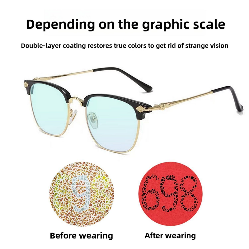 Color Blindness Glasses Manufacturer - Diamond-Shaped Full-Frame