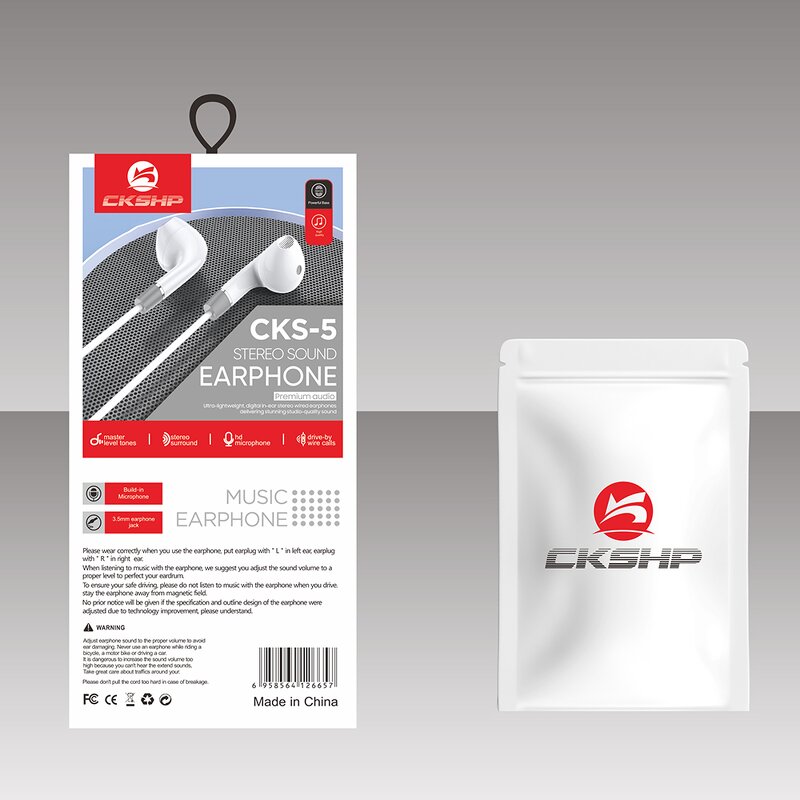 Wired Earphone Manufacturer - CKS-5 HiFi Bass Noise Isolating